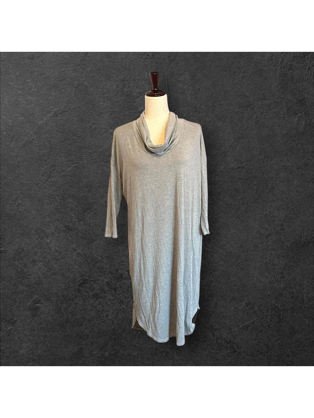 Michael Stars Women's Long Sleeve Gray Dress Size Large